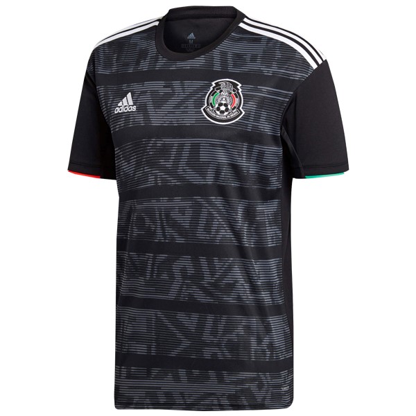Camiseta Mexico Tailandia 1ª 2019 Negro Gris